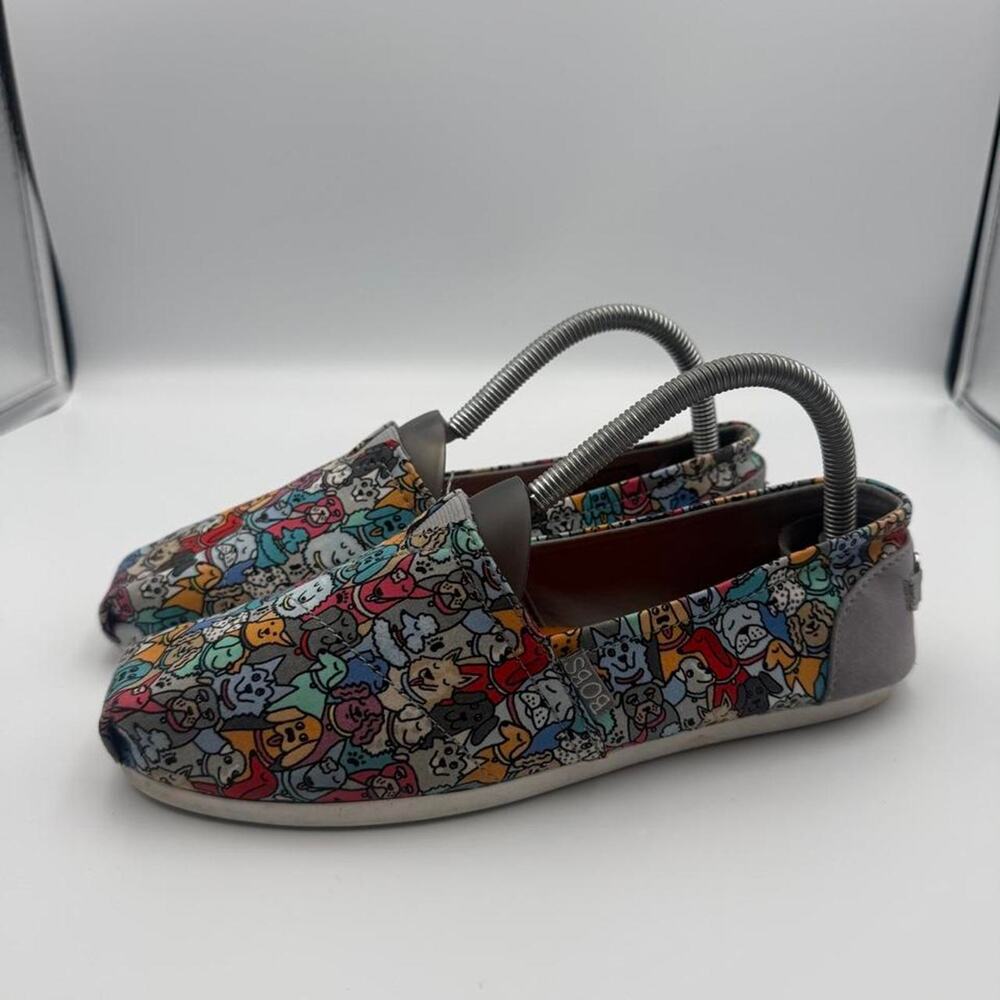 BOBS For Dogs by Sketchers Womens 7.5 WOOF PARTY Slip On Shoes Memory Foam